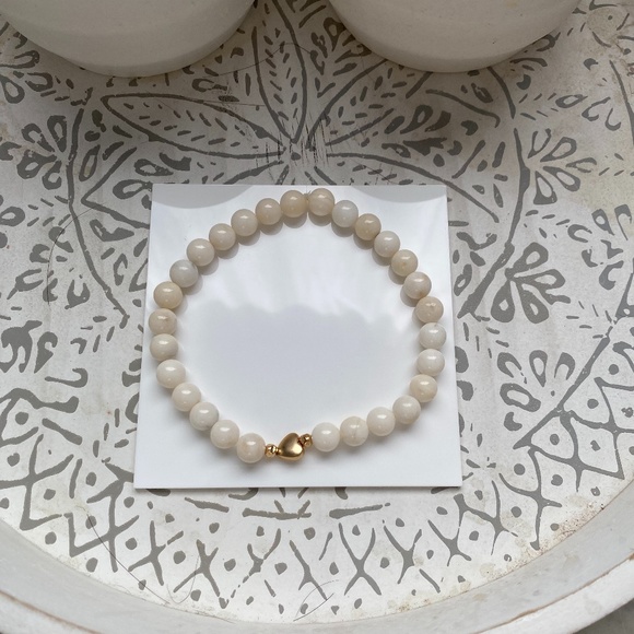 Ivory pearl bracelet - Picture 2 of 9